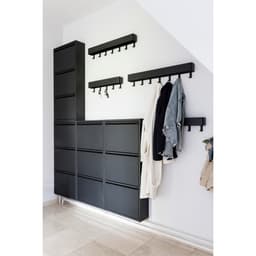 Schoenenkast Bobbie 3 laden zwart (6 paar schoenen) - 10