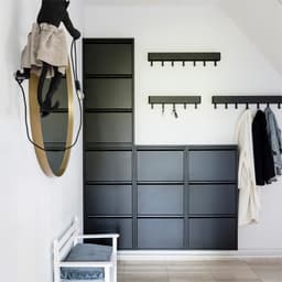 Schoenenkast Bobbie 3 laden zwart (6 paar schoenen) - 11