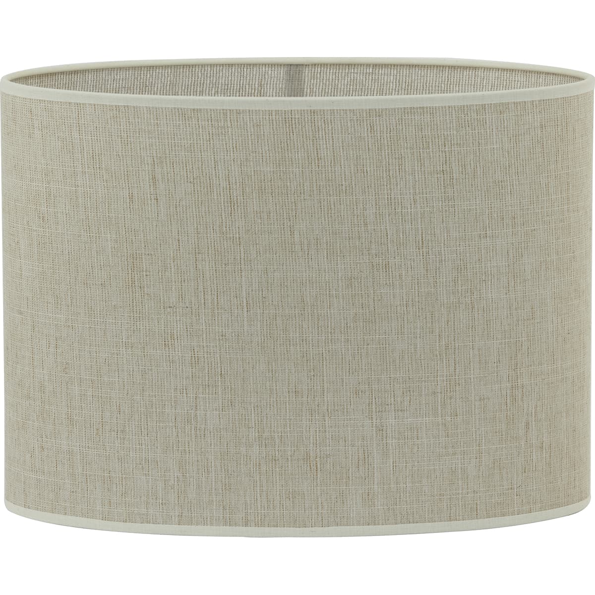 Kap ovaal recht smal 38-17,5-28 cm BRESKA parel wit