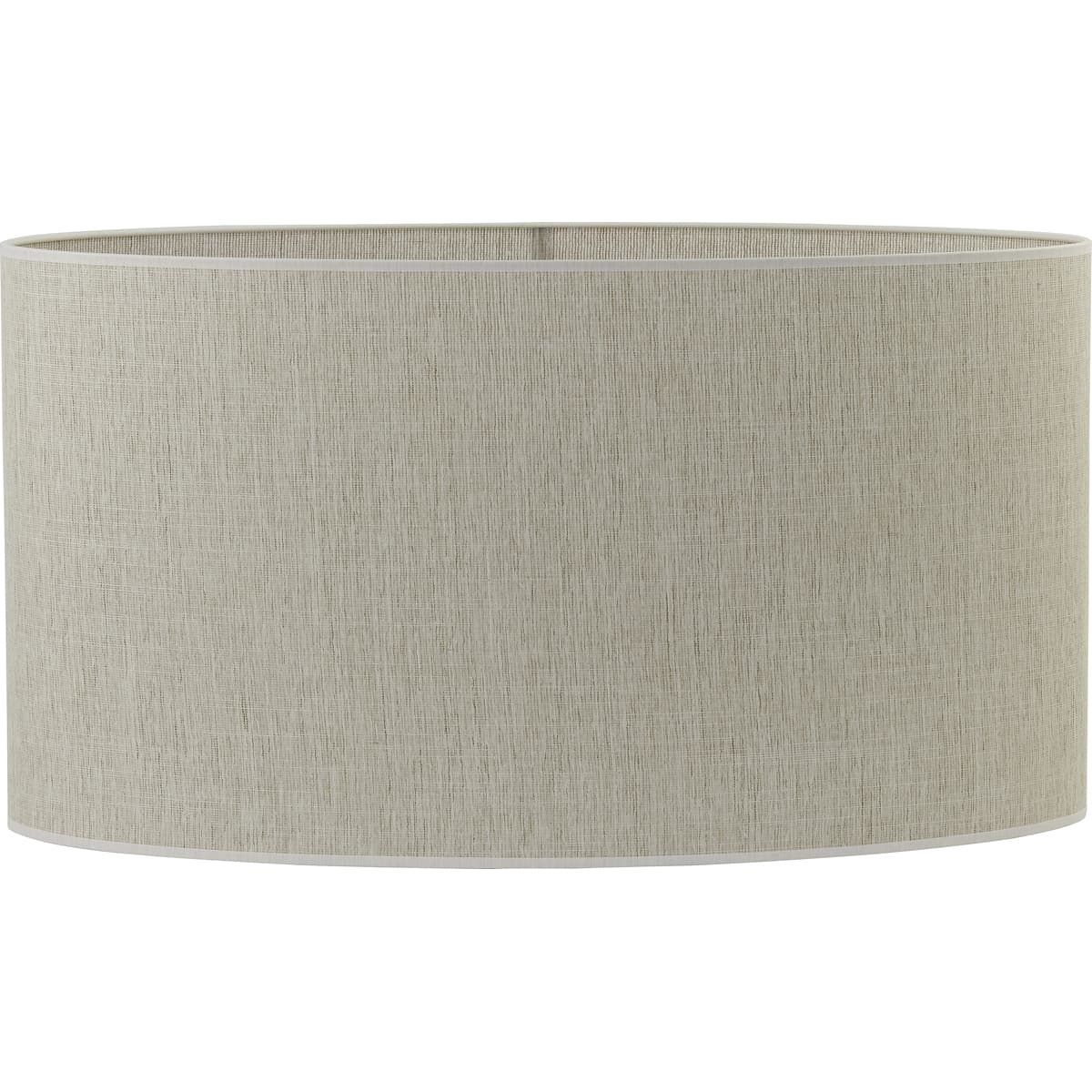 Kap ovaal recht smal 45-21-32 cm BRESKA parel wit - 1