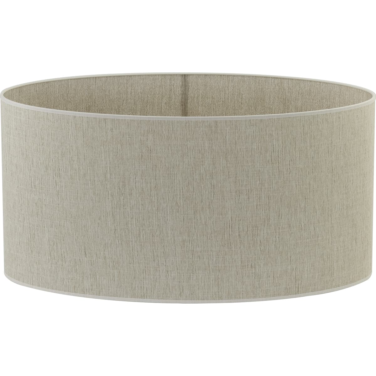 Kap ovaal recht smal 45-21-32 cm BRESKA parel wit - 3