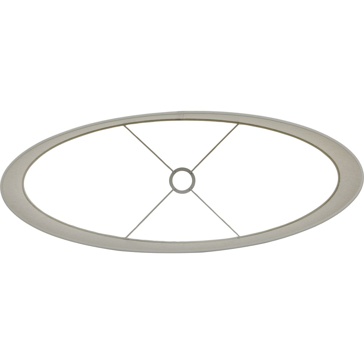 Kap ovaal recht smal 45-21-32 cm BRESKA parel wit - 5