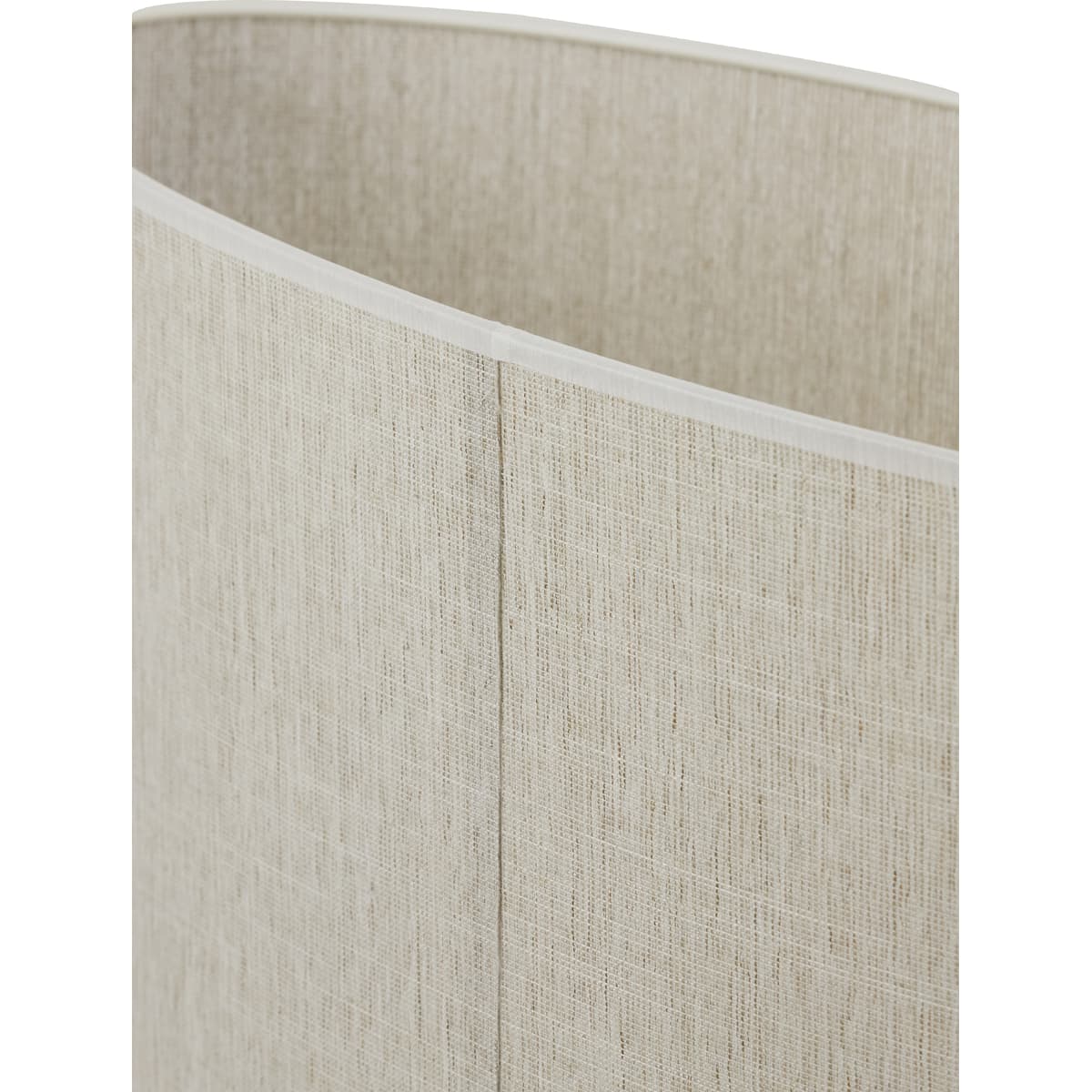 Kap ovaal recht smal 45-21-32 cm BRESKA parel wit - 6