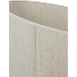 Kap ovaal recht smal 45-21-32 cm BRESKA parel wit - 6