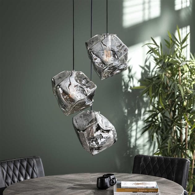 Hanglamp Rocky 3L Chromed - 1
