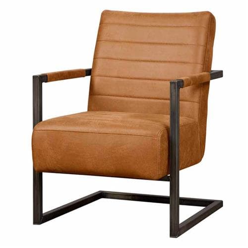Fauteuil Ruben Bull Cognac 28 - 1