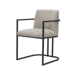Eetkamerstoel Aris beige 04 met arm - 1