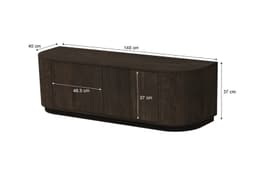 Tv-Meubel Novy 140 cm Espresso - 4