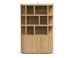 Boekenkast Novy Naturel - 4