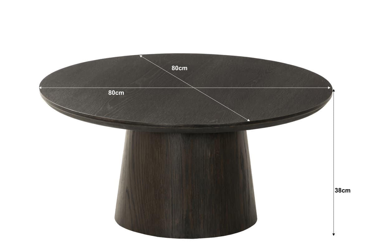 Salontafel Novy 80 cm Espresso - 3