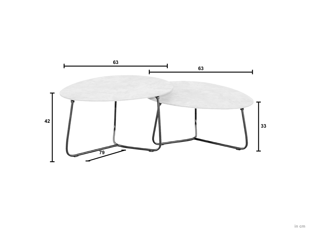 Pine Key Bronze - Lounge salontuintafel set/2  Apple Bee - 4