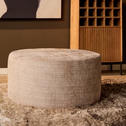 Hocker Rond 80 cm Cremona Beige - 1