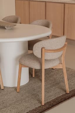 Stoel Mikky naturel - taupe Moon - 1
