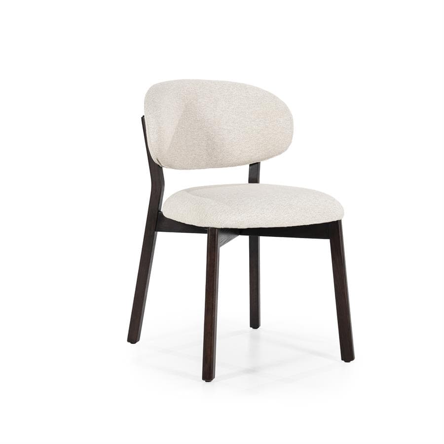 Stoel Mikky bruin - beige Moon - 1