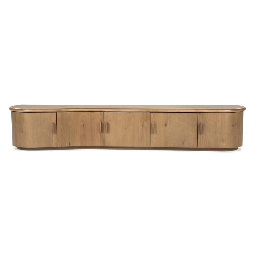 TV meubel Josh 240 cm - bruin - 4