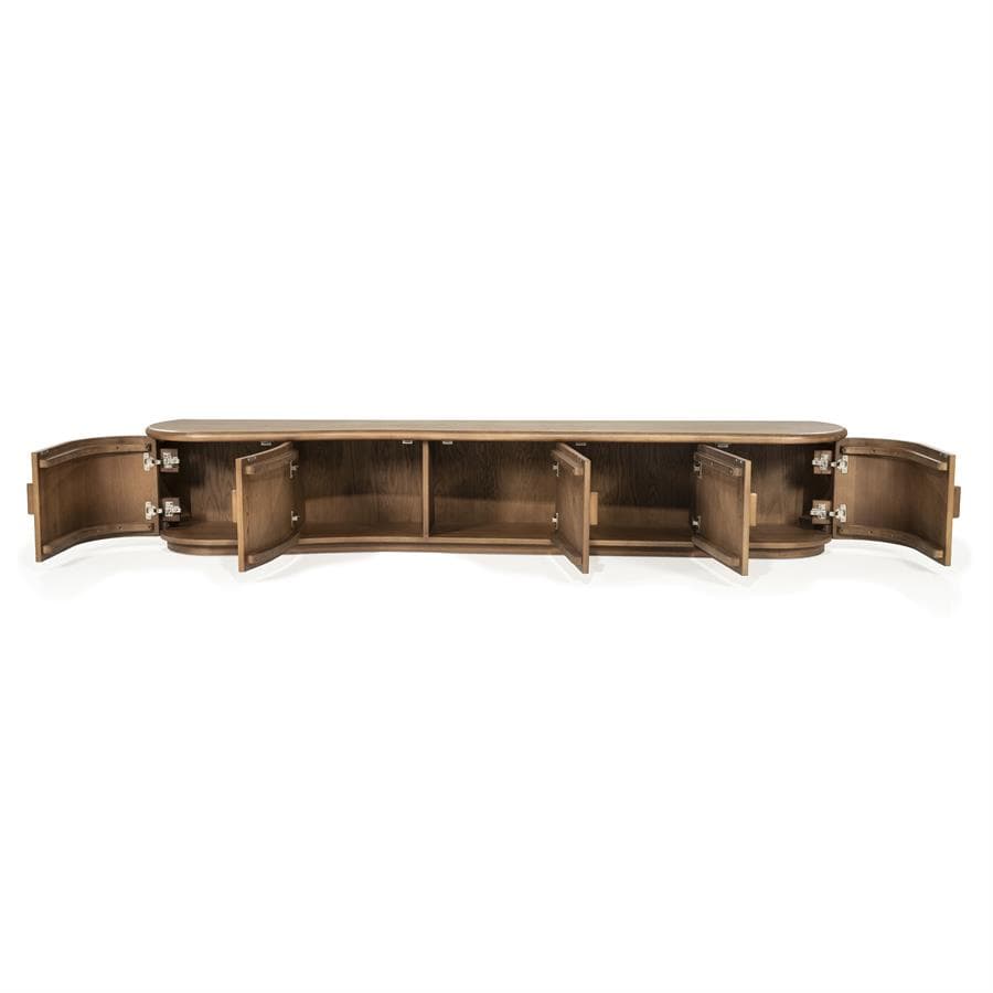 TV meubel Josh 240 cm - bruin - 3