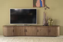 TV meubel Josh 240 cm - bruin - 1