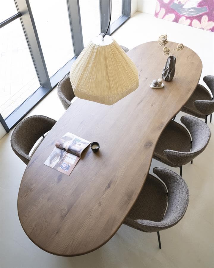 Eettafel Josh 300x110 cm - bruin - 2