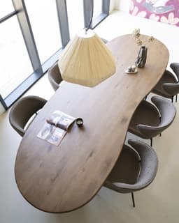 Eettafel Josh 300x110 cm - bruin - 2