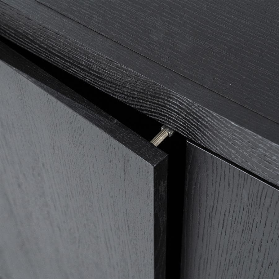 TV meubel Helsinki 200 cm - zwart - 4
