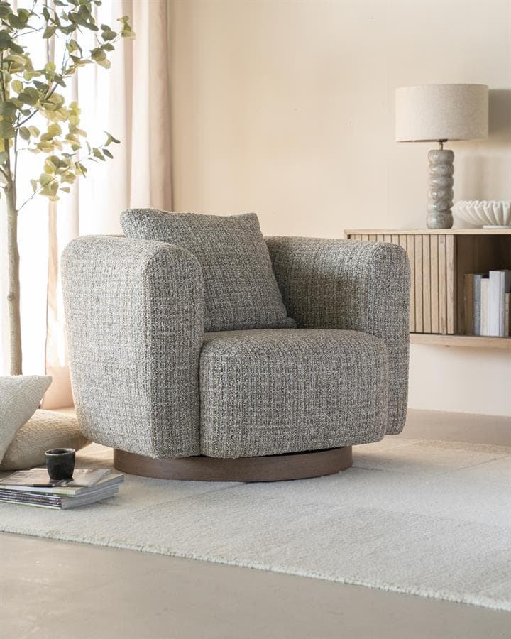 Fauteuil Jordan - taupe Asti - 1