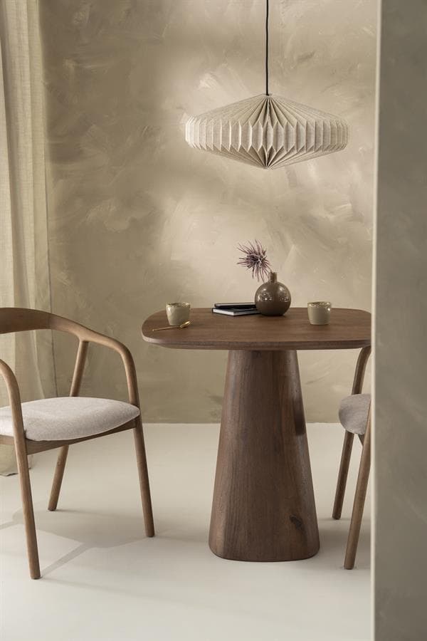 Eettafel Aron vierkant 80x80 - lichtbruin - 1