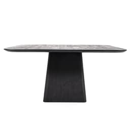 Eettafel Aron vierkant 150 - zwart - - 1