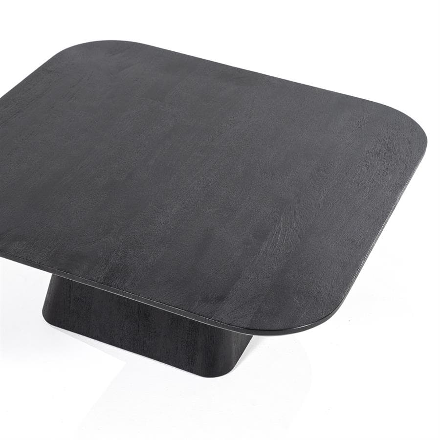 Salontafel Aron vierkant 80x80 - zwart - 2