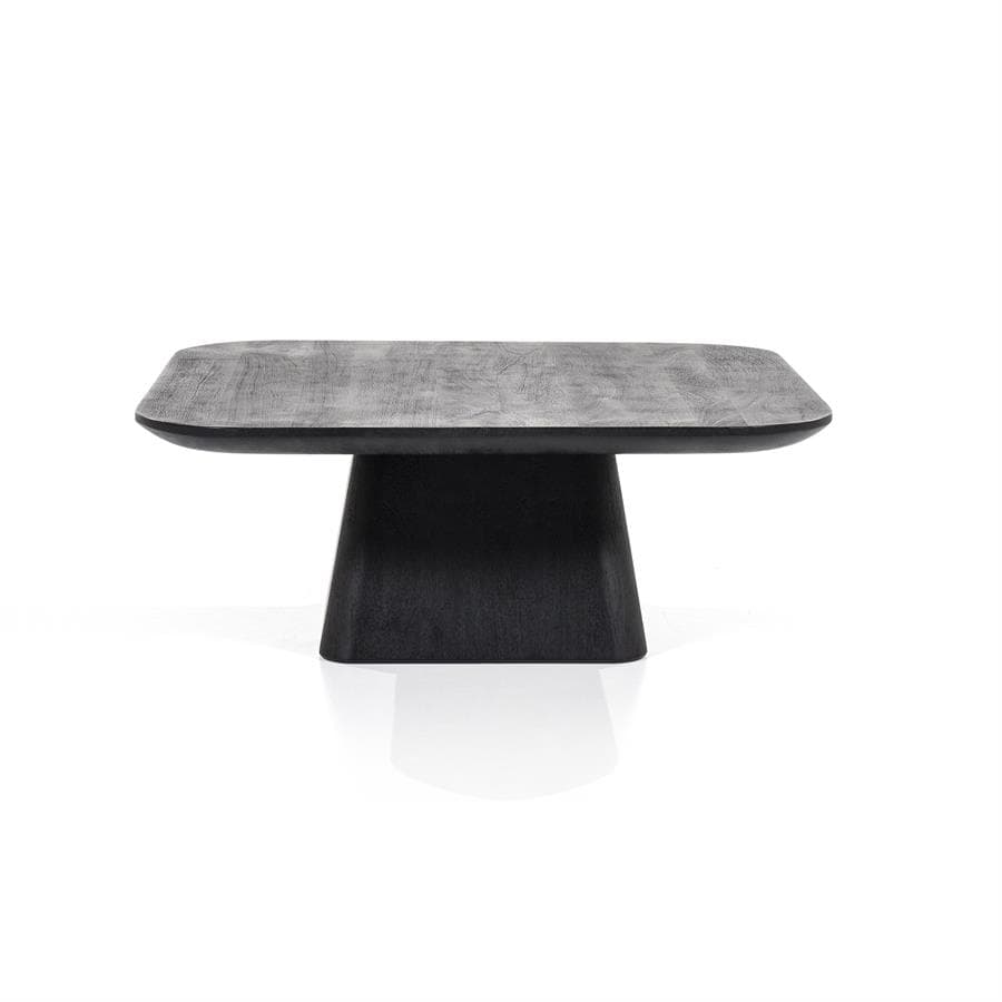 Salontafel Aron vierkant 80x80 - zwart - 1