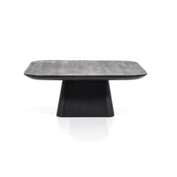 Salontafel Aron vierkant 80x80 - zwart - 1