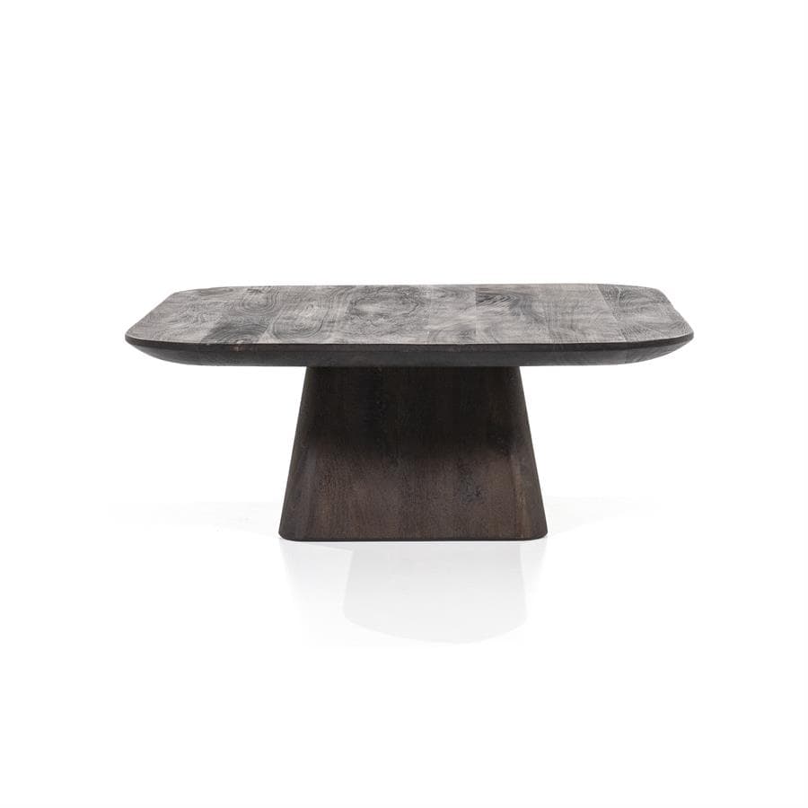 Salontafel Aron vierkant 80x80 - bruin - 1