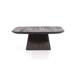 Salontafel Aron vierkant 80x80 - bruin - 1