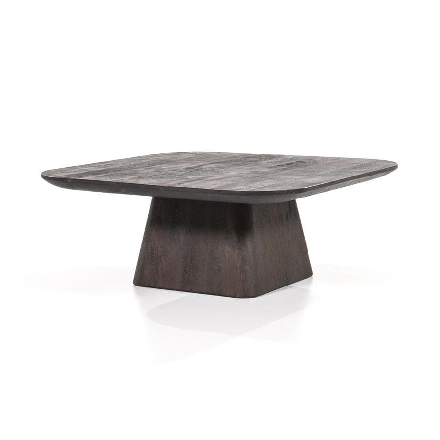 Salontafel Aron vierkant 80x80 - bruin - 2