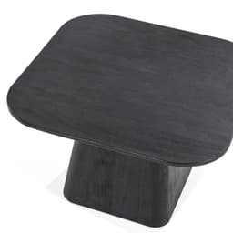 Bijzettafel Aron vierkant 60x60 - zwart - 3