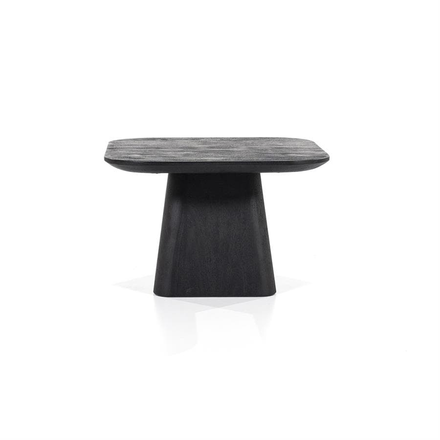 Bijzettafel Aron vierkant 60x60 - zwart - 1