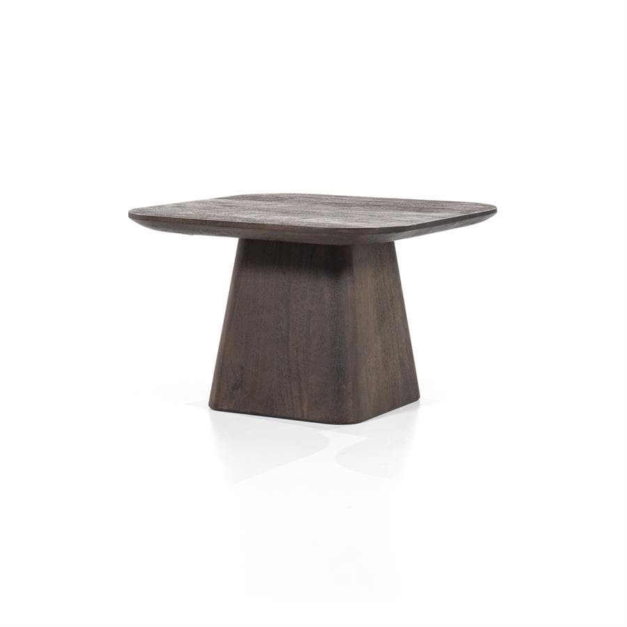 Bijzettafel Aron vierkant 60x60 - bruin - 2