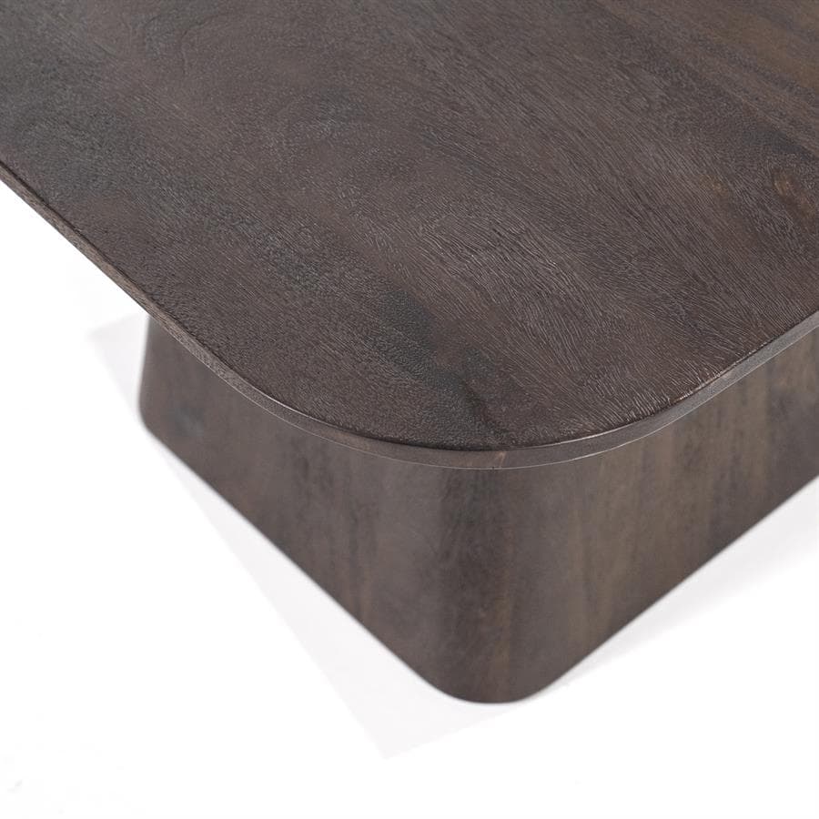 Bijzettafel Aron vierkant 60x60 - bruin - 3