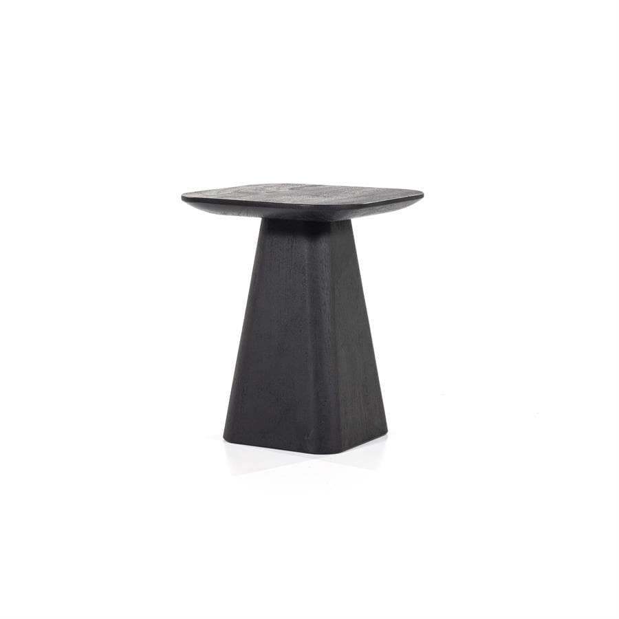 Bijzettafel Aron vierkant 40x40 - zwart - 2