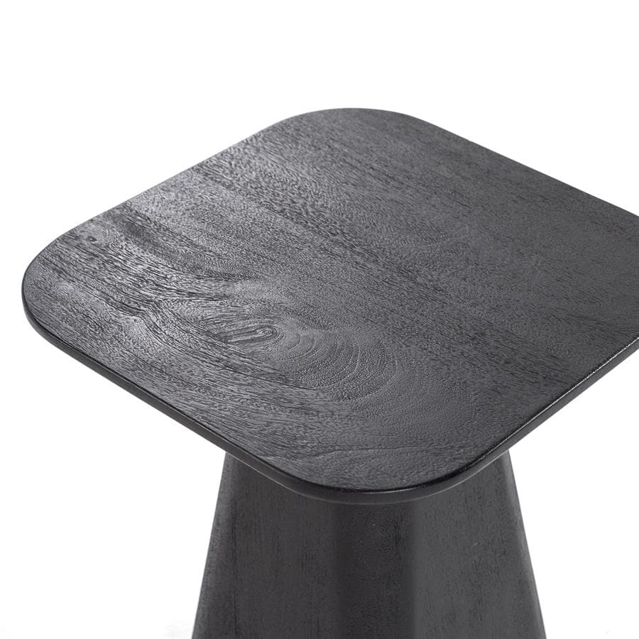 Bijzettafel Aron vierkant 40x40 - zwart - 3