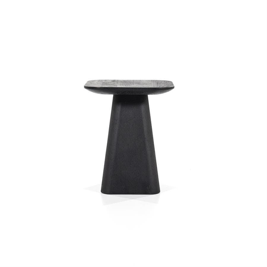 Bijzettafel Aron vierkant 40x40 - zwart - 1