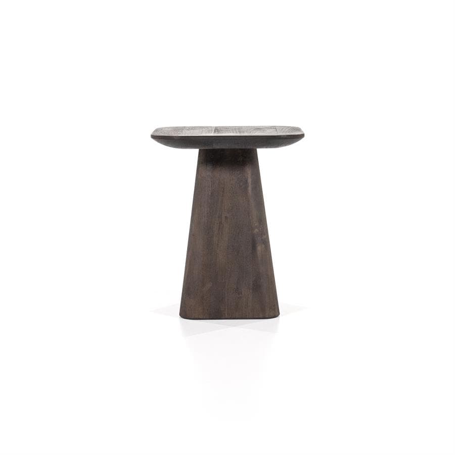 Bijzettafel Aron vierkant 40x40 - bruin - 1