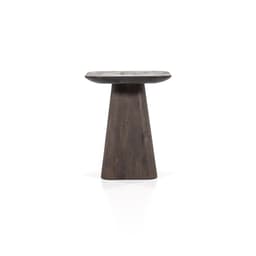 Bijzettafel Aron vierkant 40x40 - bruin - 1