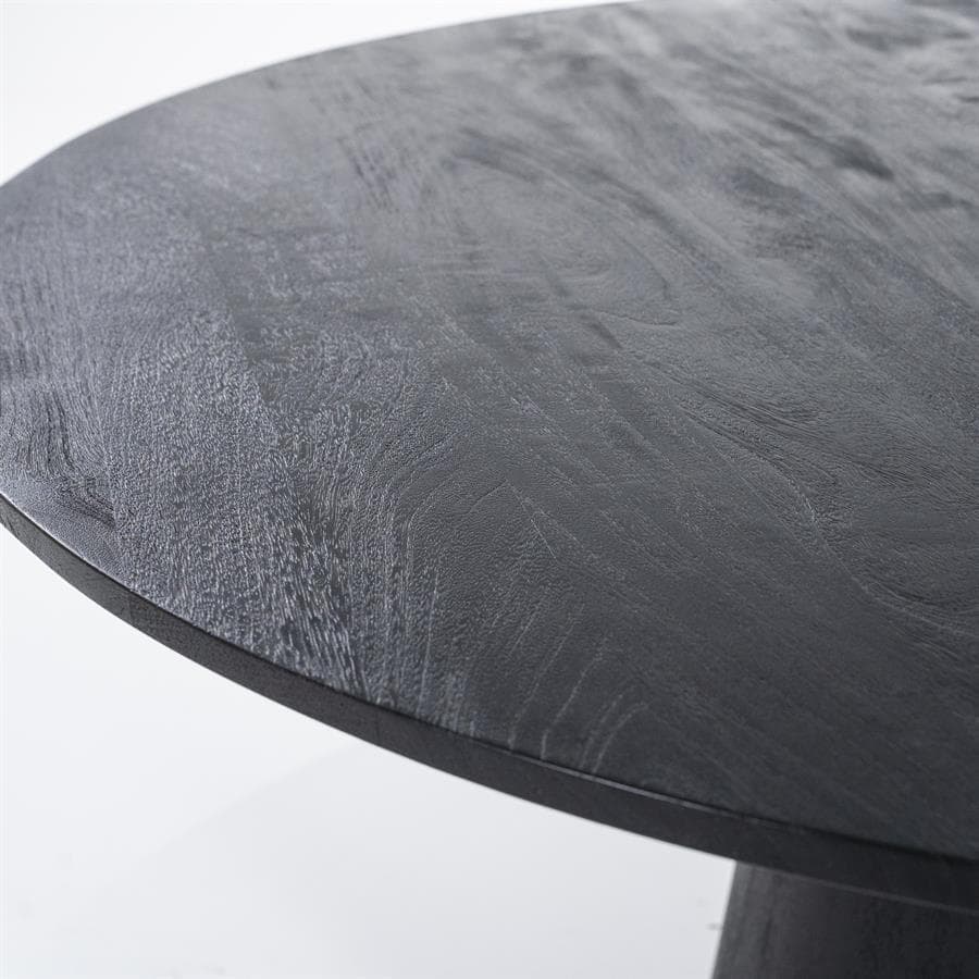 Eettafel Aron rond 130 - zwart - 2