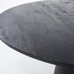 Eettafel Aron rond 130 - zwart - 2
