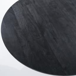 Eettafel Aron rond 130 - zwart - 3