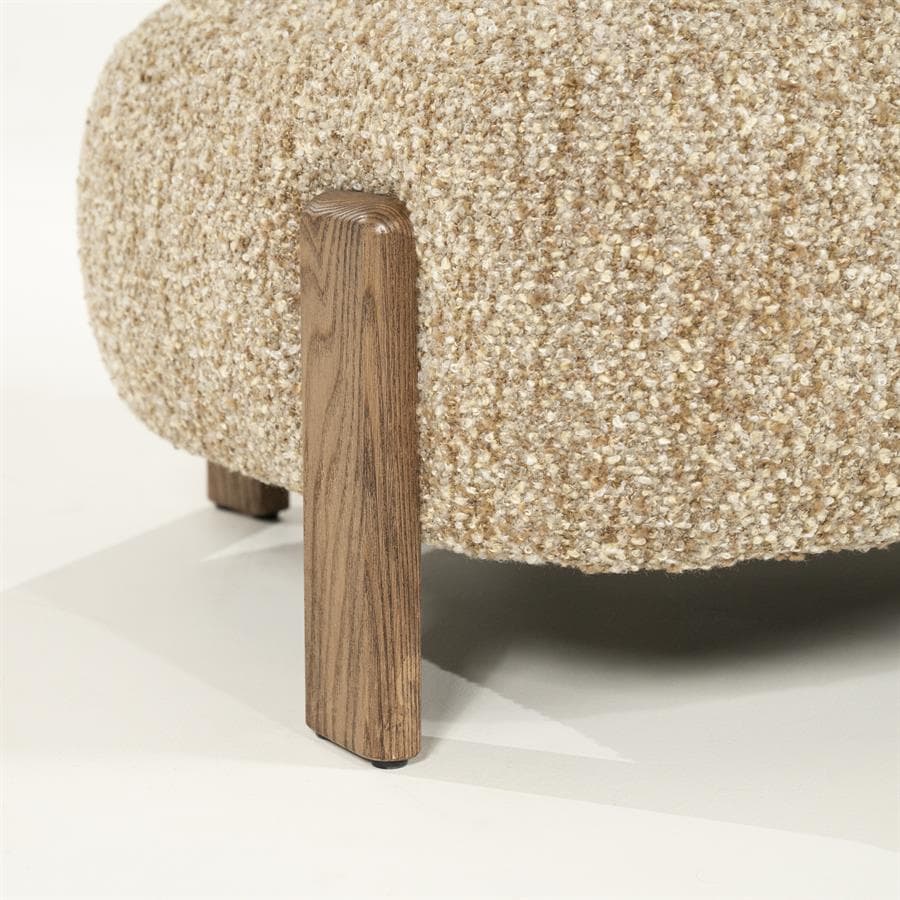 Fauteuil Reza bruin - taupe Bay - 5