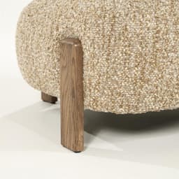 Fauteuil Reza bruin - taupe Bay - 5