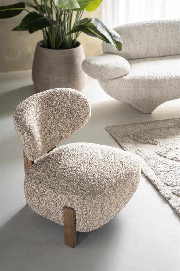 Fauteuil Reza bruin - taupe Bay - 2