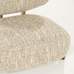 Fauteuil Reza bruin - beige Bay - 3