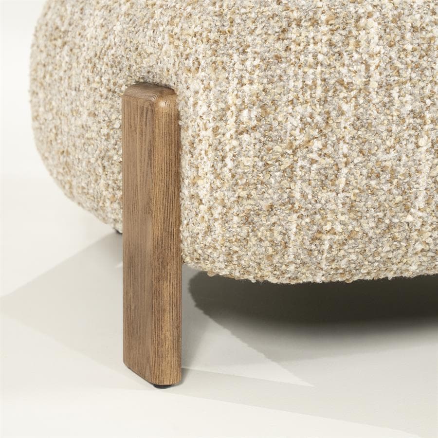 Fauteuil Reza bruin - beige Bay - 4